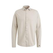 2 Tone Interlock Jersey Shirt Cast Iron , White , Heren