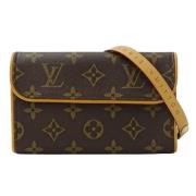 Pre-owned Fabric louis-vuitton-bags Louis Vuitton Vintage , Brown , Da...