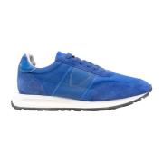 Blauwe Sportieve Chic Sneakers Philippe Model , Blue , Heren