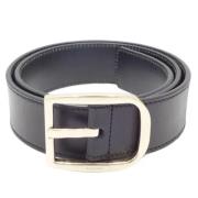 Pre-owned Leather belts Gucci Vintage , Black , Heren