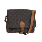 Pre-owned Canvas louis-vuitton-bags Louis Vuitton Vintage , Brown , Da...