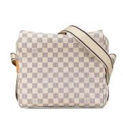 Pre-owned Canvas louis-vuitton-bags Louis Vuitton Vintage , White , Da...