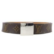 Pre-owned Fabric belts Louis Vuitton Vintage , Brown , Heren