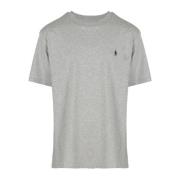 Casual Katoenen T-shirt Polo Ralph Lauren , Gray , Heren