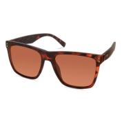 Bruine Resin Zonnebril voor Mannen Guess , Brown , Heren