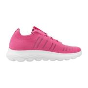 Stijlvolle Damessneakers Geox , Pink , Dames