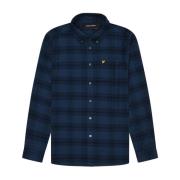 Geruite Flanellen Shirt Lyle & Scott , Blue , Heren