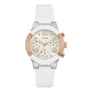 Roségouden Dameskwarts Horloge Guess , Pink , Dames