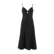 Midi slip jurk John Richmond , Black , Dames