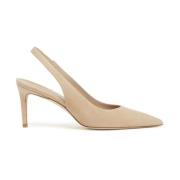 Slingback Pump Stuart Weitzman , Beige , Dames