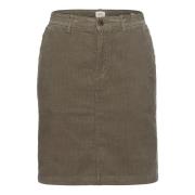 Rok met Elastische Taille Camel Active , Green , Dames