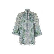 Paisley Ramie Blouse Ottie Billow Zimmermann , Multicolor , Dames