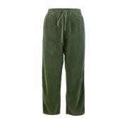 Groene Corduroy Elastische Taille Broek Carhartt Wip , Green , Heren