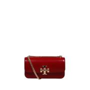 Omkeerbare schoudertas in robijnrood Tory Burch , Red , Dames