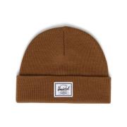 Bruine Katoenen Beanie Muts Herschel , Brown , Heren