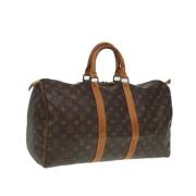 Pre-owned Canvas louis-vuitton-bags Louis Vuitton Vintage , Brown , Da...