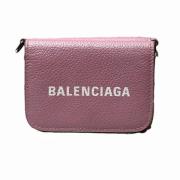 Pre-owned Leather wallets Balenciaga Vintage , Pink , Dames