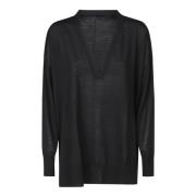 V-hals trui voor casual en formele gelegenheden Liviana Conti , Black ...