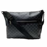 Pre-owned Canvas shoulder-bags Louis Vuitton Vintage , Black , Heren