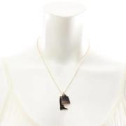 Pre-owned Metal necklaces Hermès Vintage , Yellow , Dames