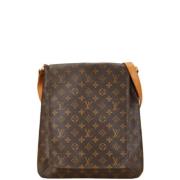 Pre-owned Leather louis-vuitton-bags Louis Vuitton Vintage , Brown , D...