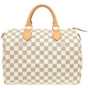 Pre-owned Fabric louis-vuitton-bags Louis Vuitton Vintage , White , Da...