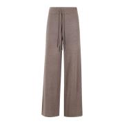 Gebreide broek MC2 Saint Barth , Brown , Dames