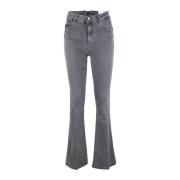 Flare denim jeans met stretchkatoen Liu Jo , Gray , Dames