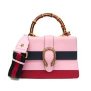 Pre-owned Leather handbags Gucci Vintage , Multicolor , Dames