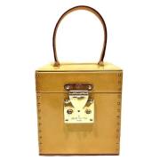 Pre-owned Leather handbags Louis Vuitton Vintage , Yellow , Dames