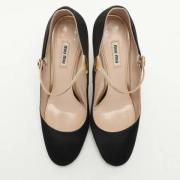 Pre-owned Leather heels Miu Miu Pre-owned , Black , Dames