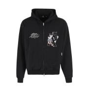 Zip Hoodie Represent , Black , Heren