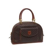 Pre-owned Canvas handbags Celine Vintage , Brown , Dames