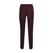 Slimme Diana Knoopbroek Red Button , Red , Dames