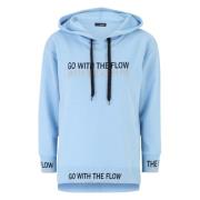 Grafische Hoodie Doris S , Blue , Dames