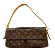 Pre-owned Fabric shoulder-bags Louis Vuitton Vintage , Brown , Dames