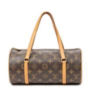 Pre-owned Canvas handbags Louis Vuitton Vintage , Brown , Dames