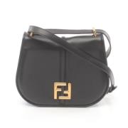 Pre-owned Leather fendi-bags Fendi Vintage , Black , Dames