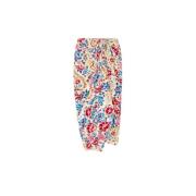 Fluwelen Draperende Midi Rok met Rits Isabel Marant , Multicolor , Dam...