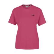 Stijlvolle T-shirts voor mannen en vrouwen Fila , Pink , Dames