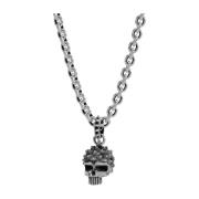 Studded Skull Ketting John Richmond , Gray , Dames