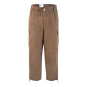 Cargo Broek Bruin Wijde Pijp Carhartt Wip , Brown , Heren