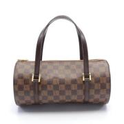 Pre-owned Canvas handbags Louis Vuitton Vintage , Brown , Dames