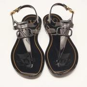 Pre-owned Fabric sandals Valentino Vintage , Black , Dames