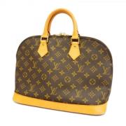 Pre-owned Fabric handbags Louis Vuitton Vintage , Brown , Dames