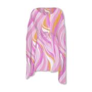 Lange Dames Poncho met Patroon MC2 Saint Barth , Pink , Dames