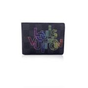 Pre-owned Leather wallets Louis Vuitton Vintage , Black , Dames