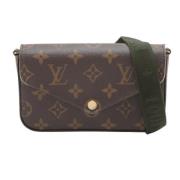 Pre-owned Canvas louis-vuitton-bags Louis Vuitton Vintage , Brown , Da...