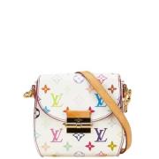 Pre-owned Leather louis-vuitton-bags Louis Vuitton Vintage , White , D...