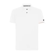 Witte Piqué Polo Shirt met Stretch RRD , White , Heren